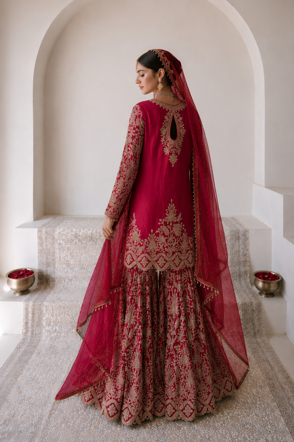 Gulnaar Gharara Set