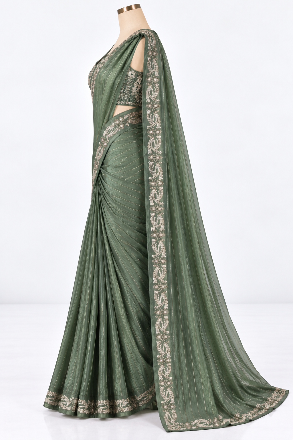 Vanya Emerald Garden Saree