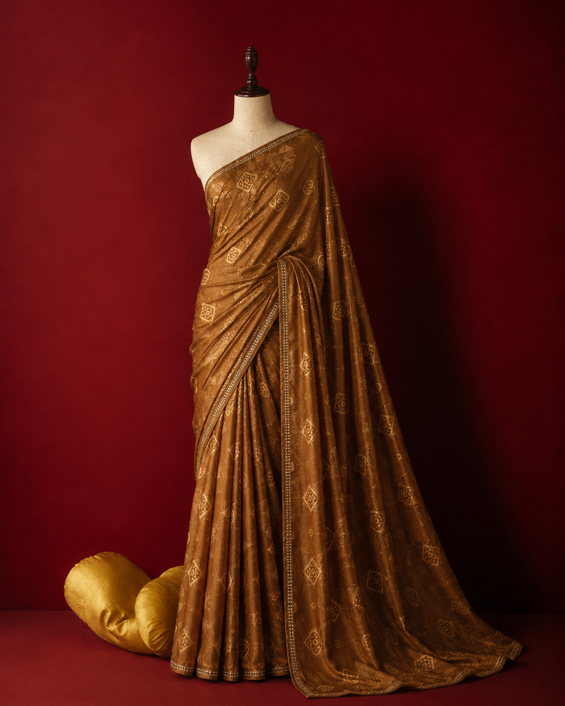 SONARA — Antique Bronze Saree