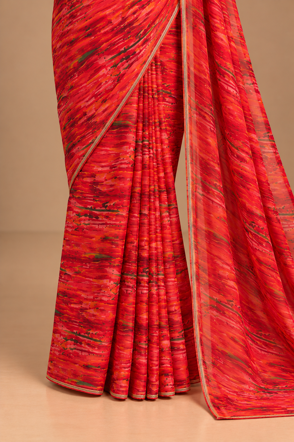 Rangdhara Red Saree