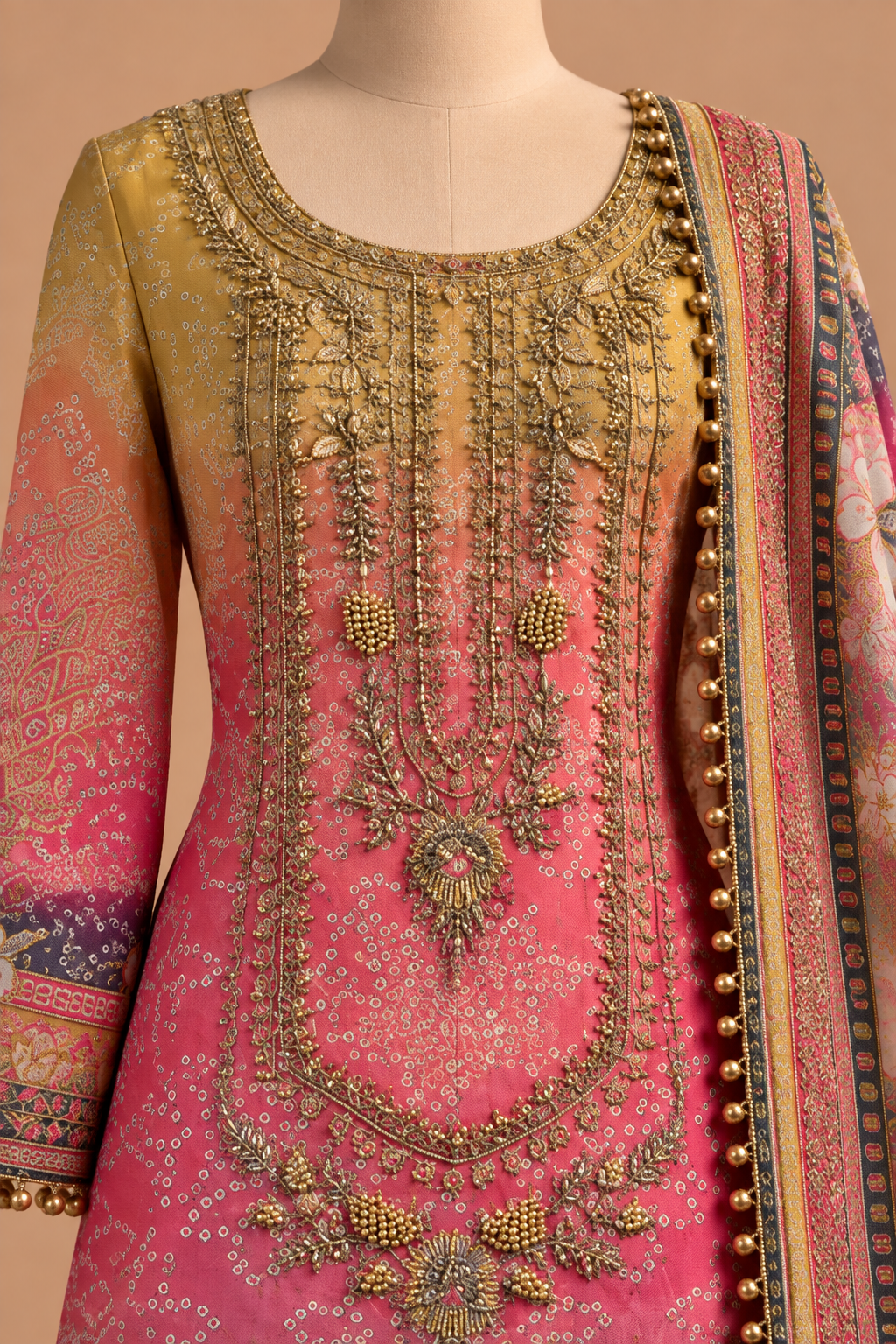 Gulnaar Rang — Unstitched Suit