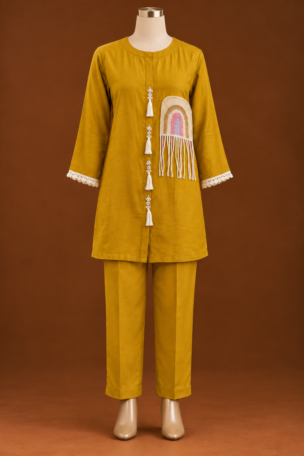 Aurelia Rainbow Heirloom Kurta Set