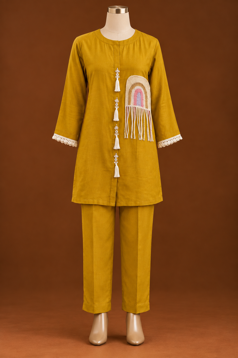 Aurelia Rainbow Heirloom Kurta Set