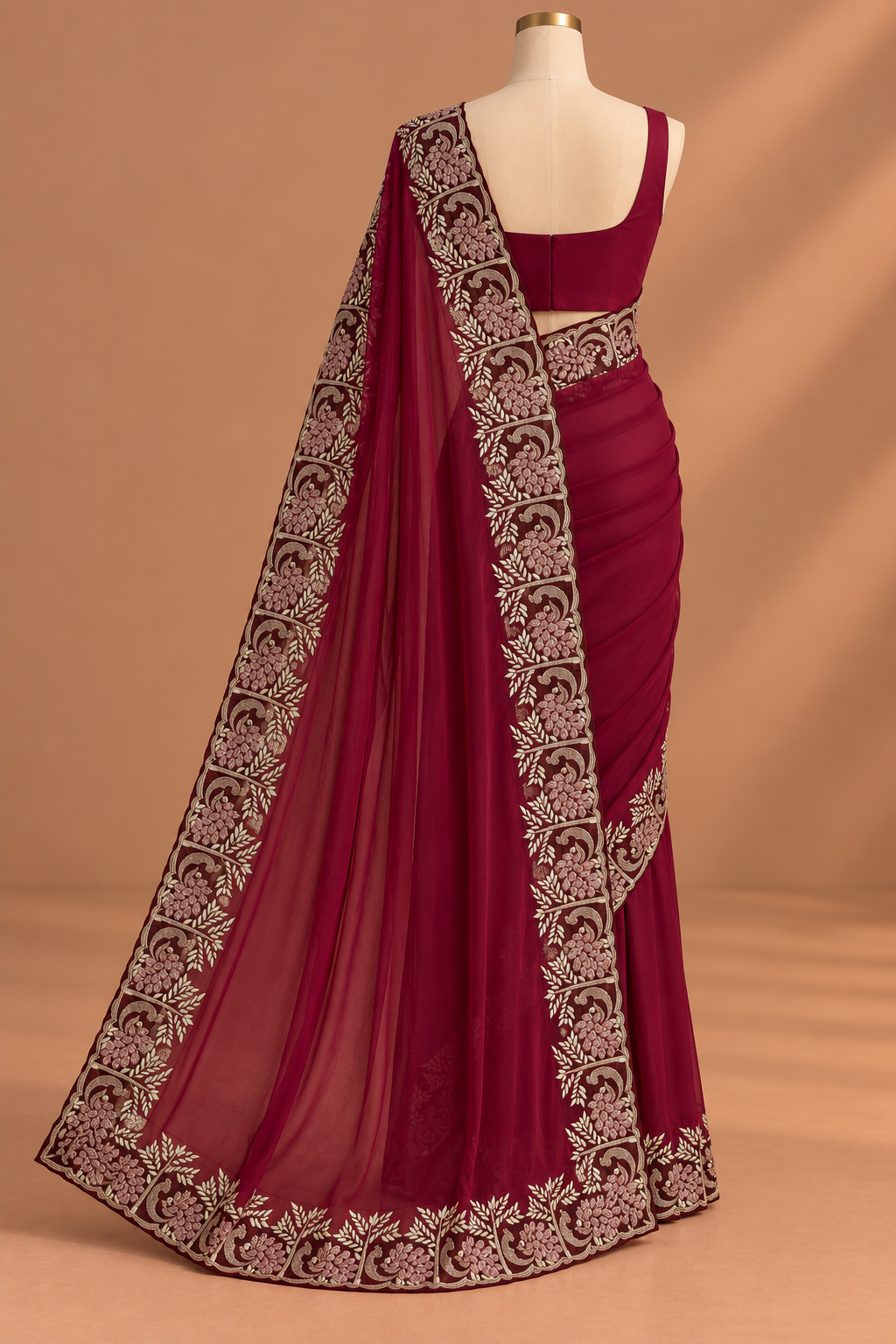 Gehra Gulab Saree