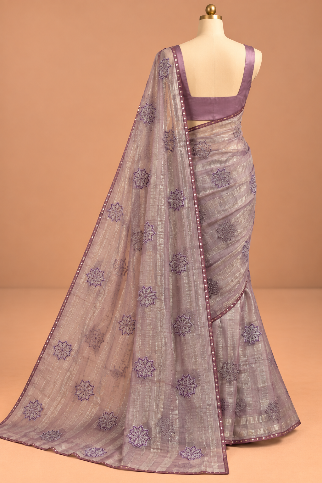Chandrika Lilac Sheen Saree
