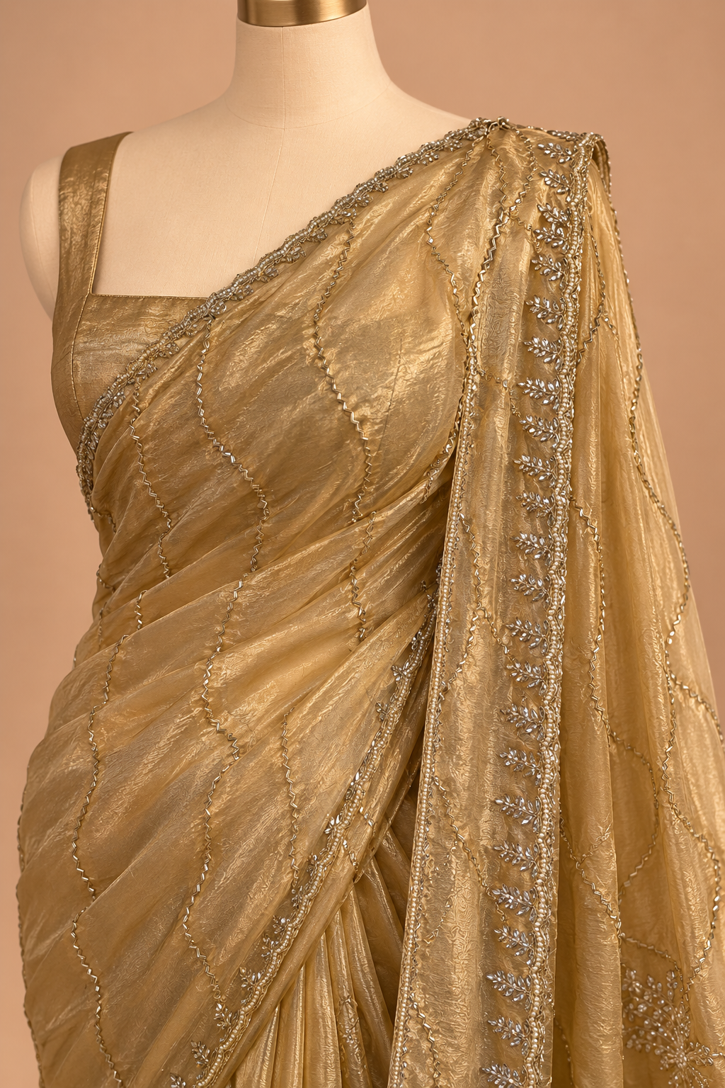 Sunehri Jaal Saree