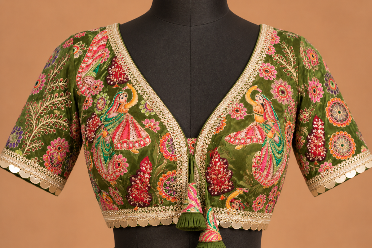 Bagh-e-Mor — Stitched Lehenga