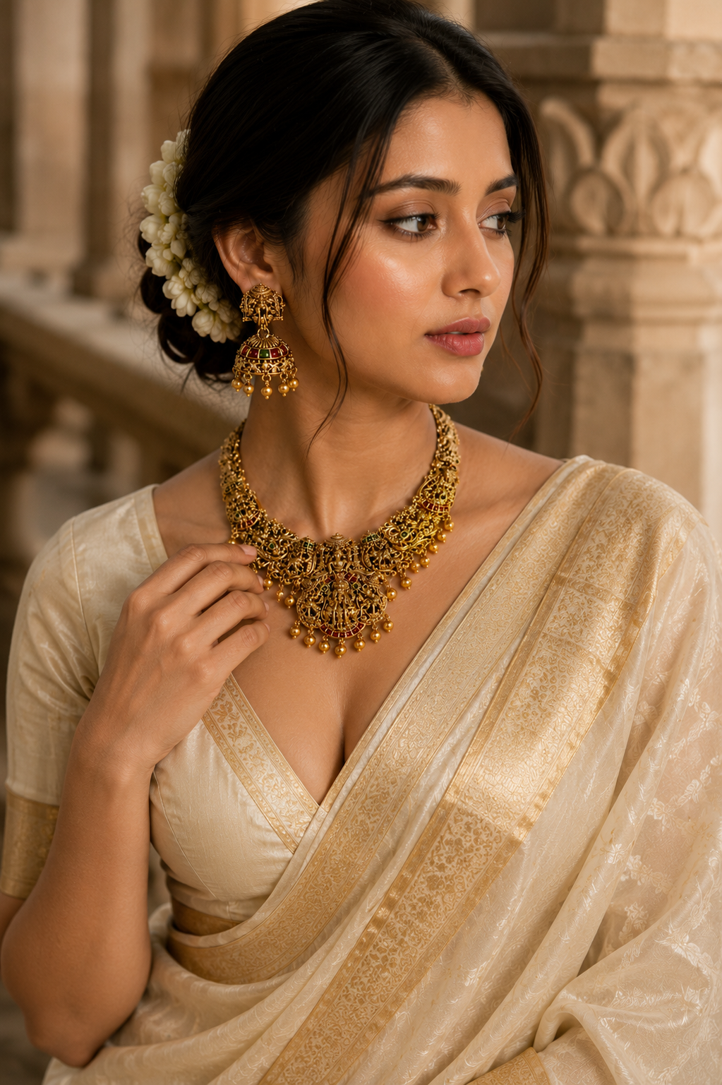 Rajvansh Temple Necklace