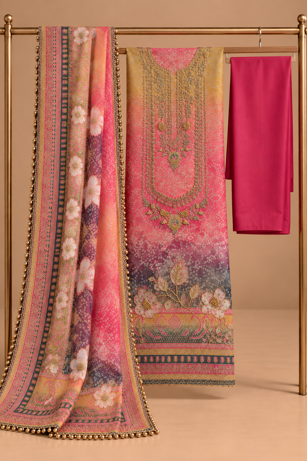 Gulnaar Rang — Unstitched Suit