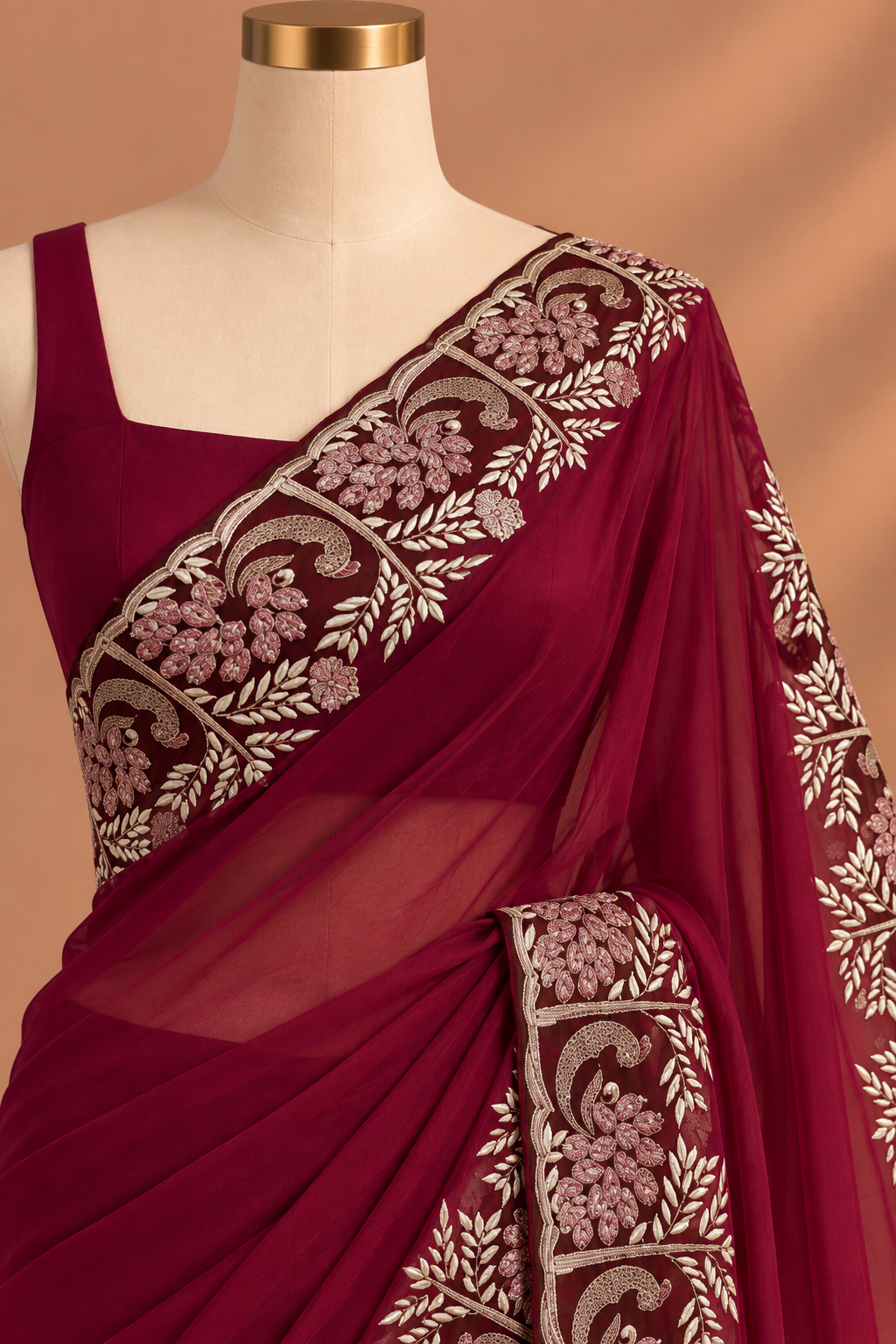Gehra Gulab Saree