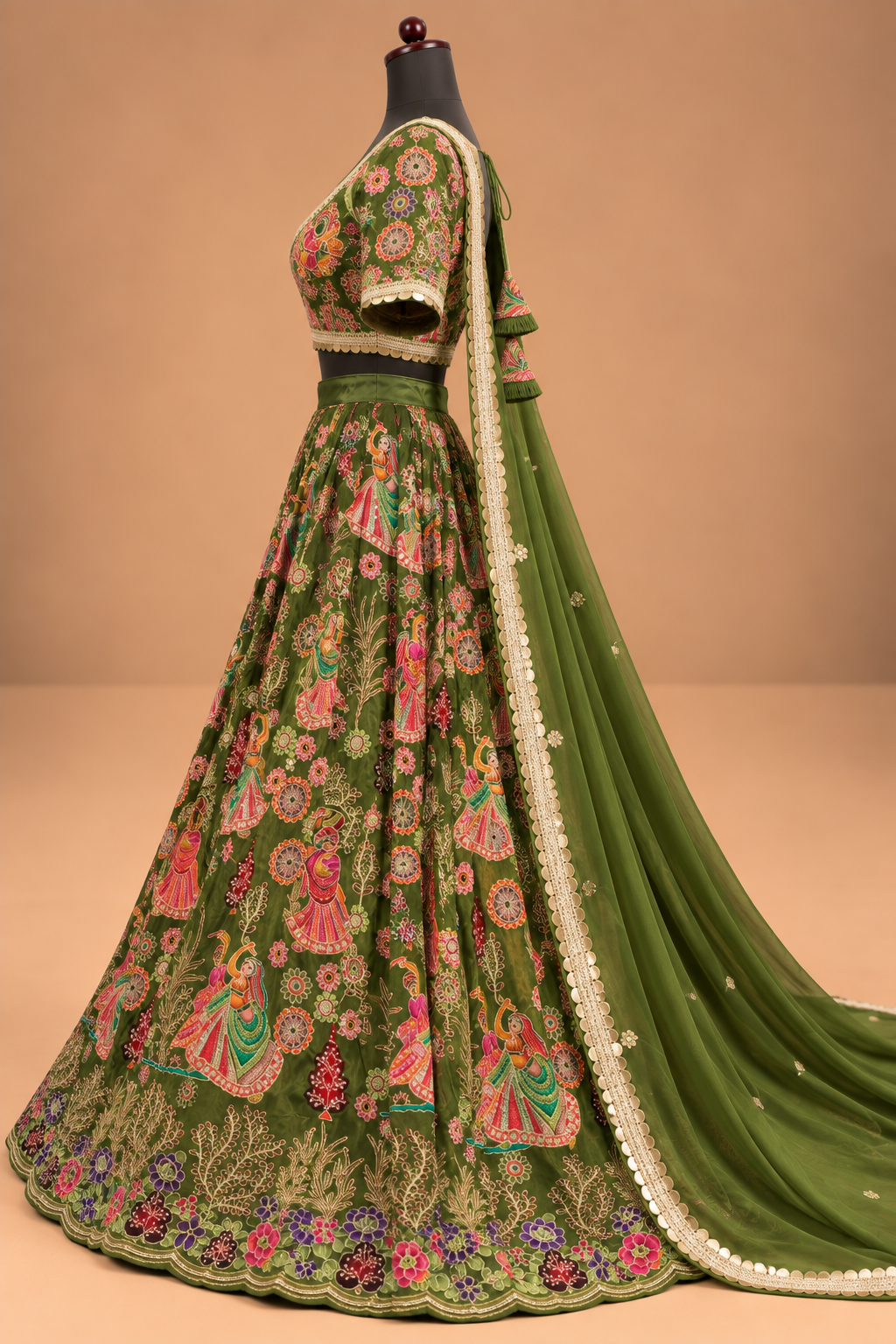 Bagh-e-Mor — Stitched Lehenga