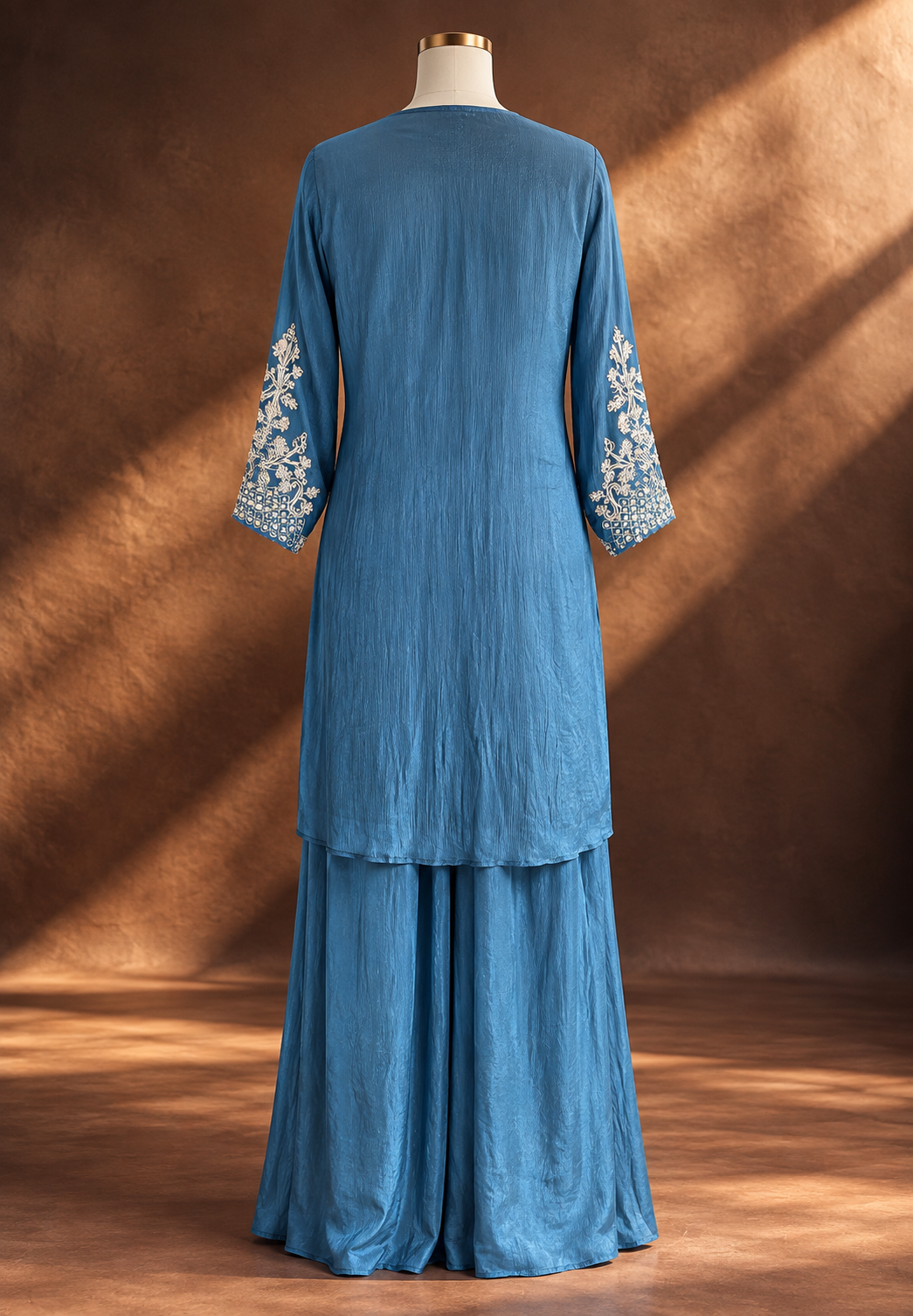 Azure Meher Palazzo Set