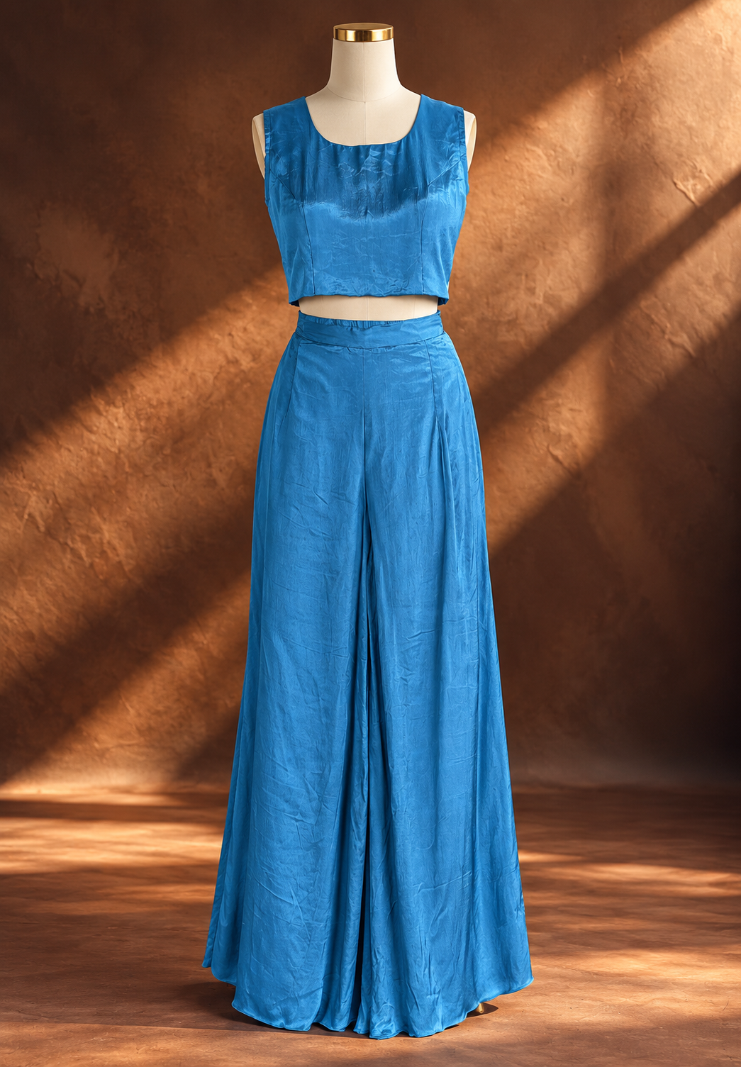 Azure Meher Palazzo Set