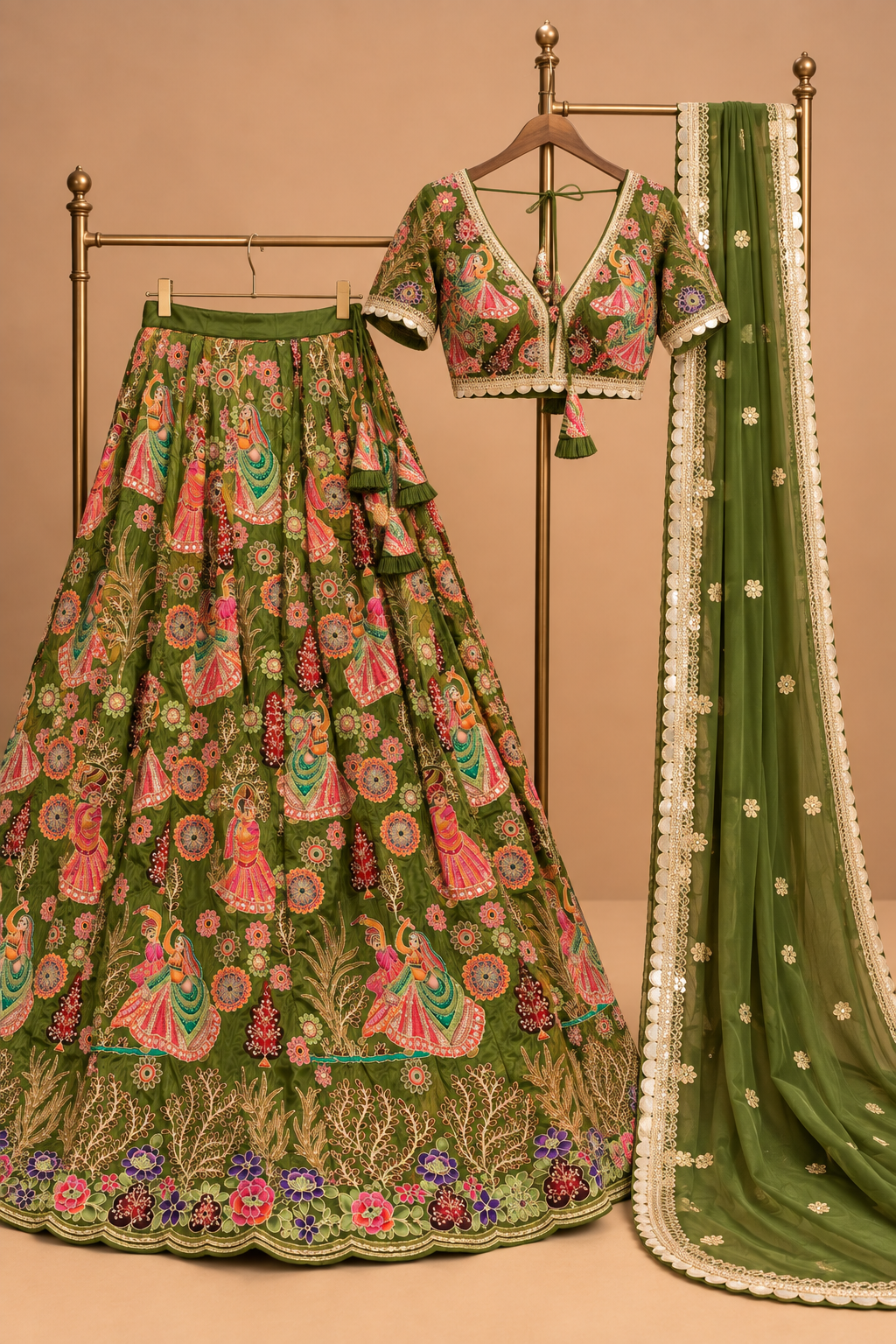 Bagh-e-Mor — Stitched Lehenga