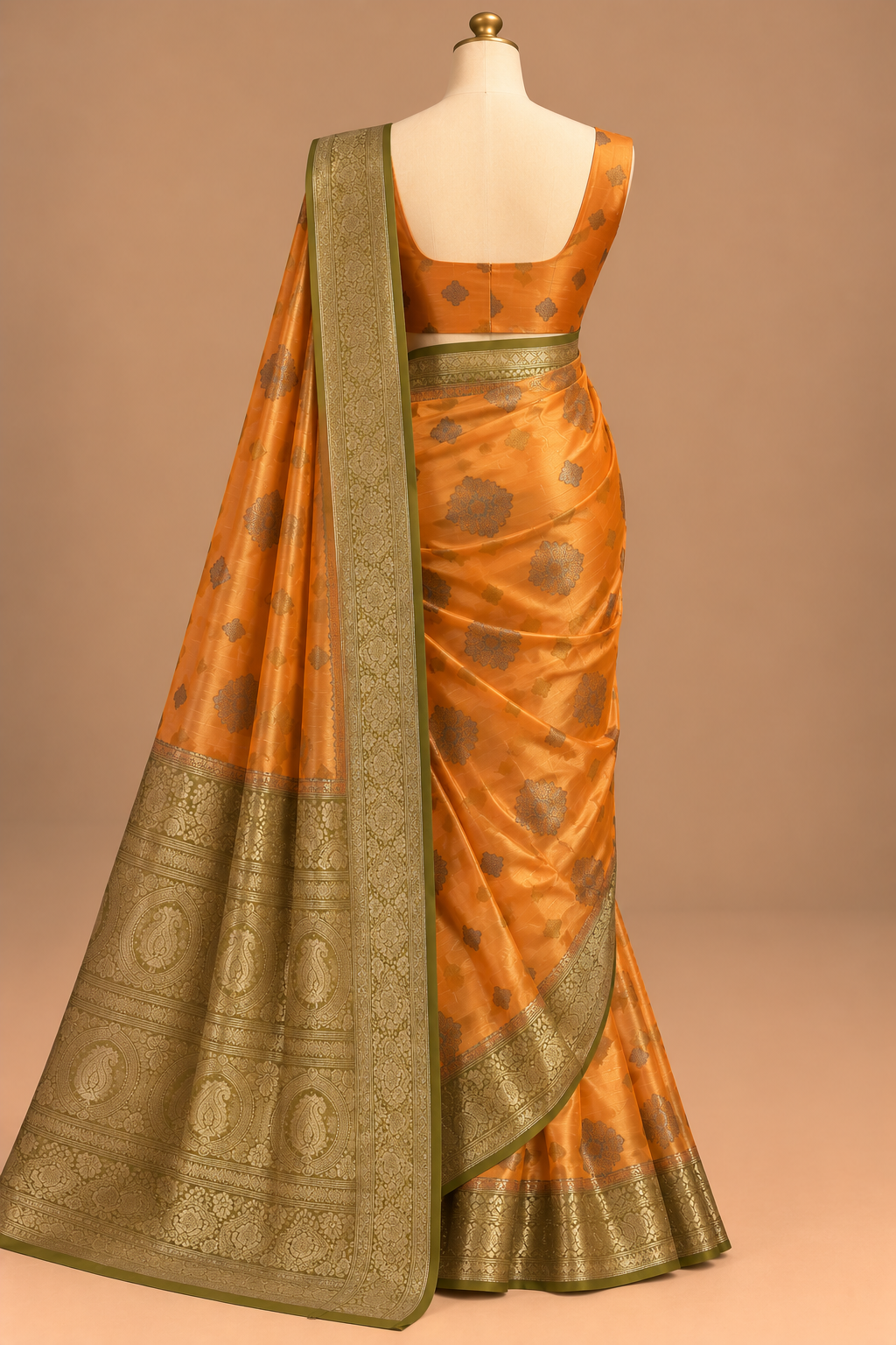 Kesar Rajat Silk Saree
