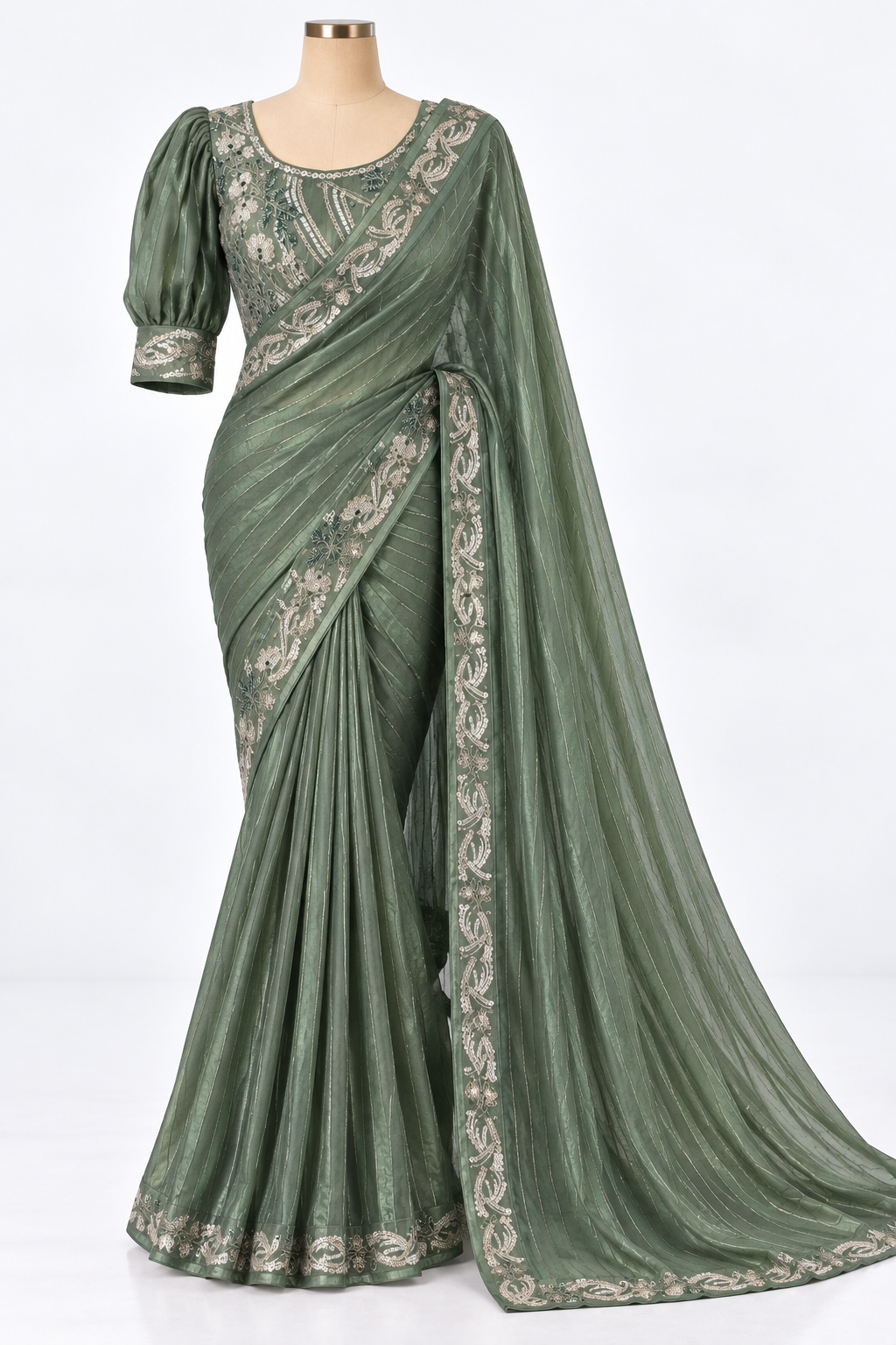 Vanya Emerald Garden Saree