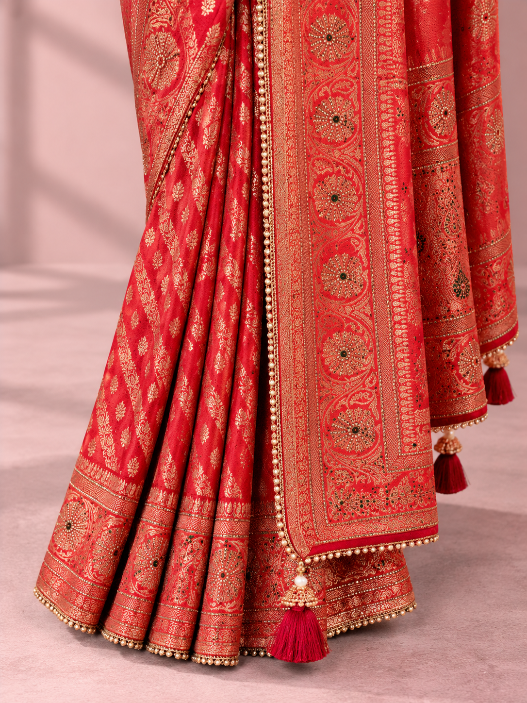Raktambara Banarasi Heritage Saree