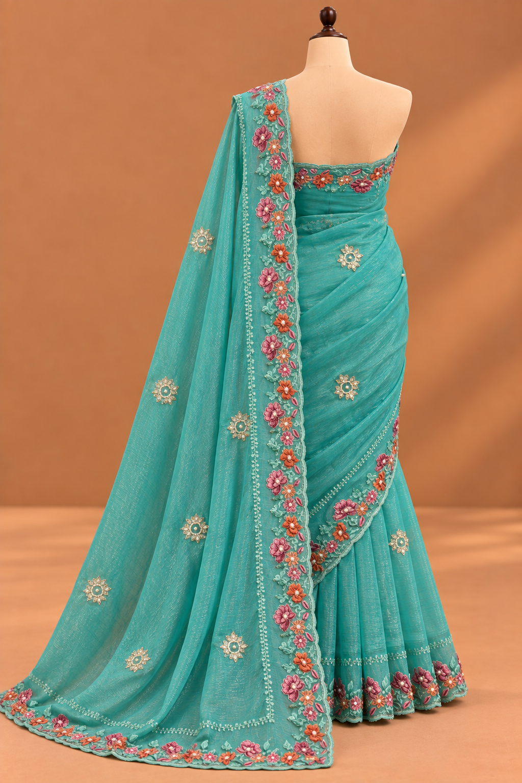 Sapphire Mehfil Embroidered Saree