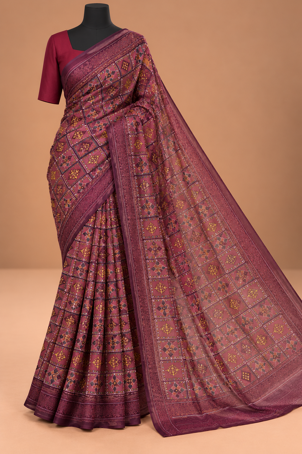 Rajkumari Amethyst Saree