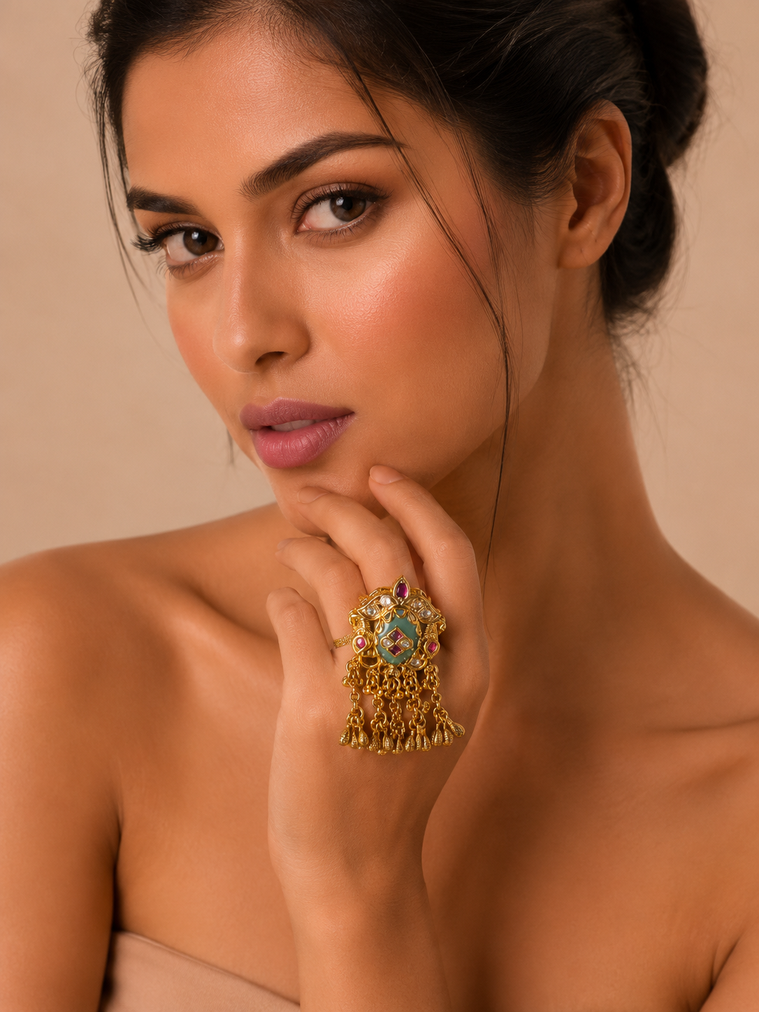 The Trisha Heritage Jhumka Ring