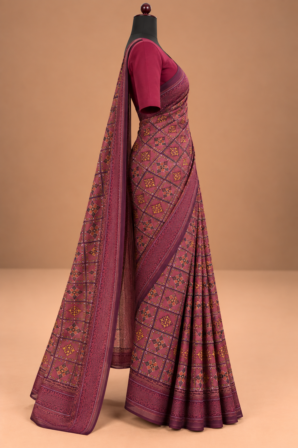 Rajkumari Amethyst Saree
