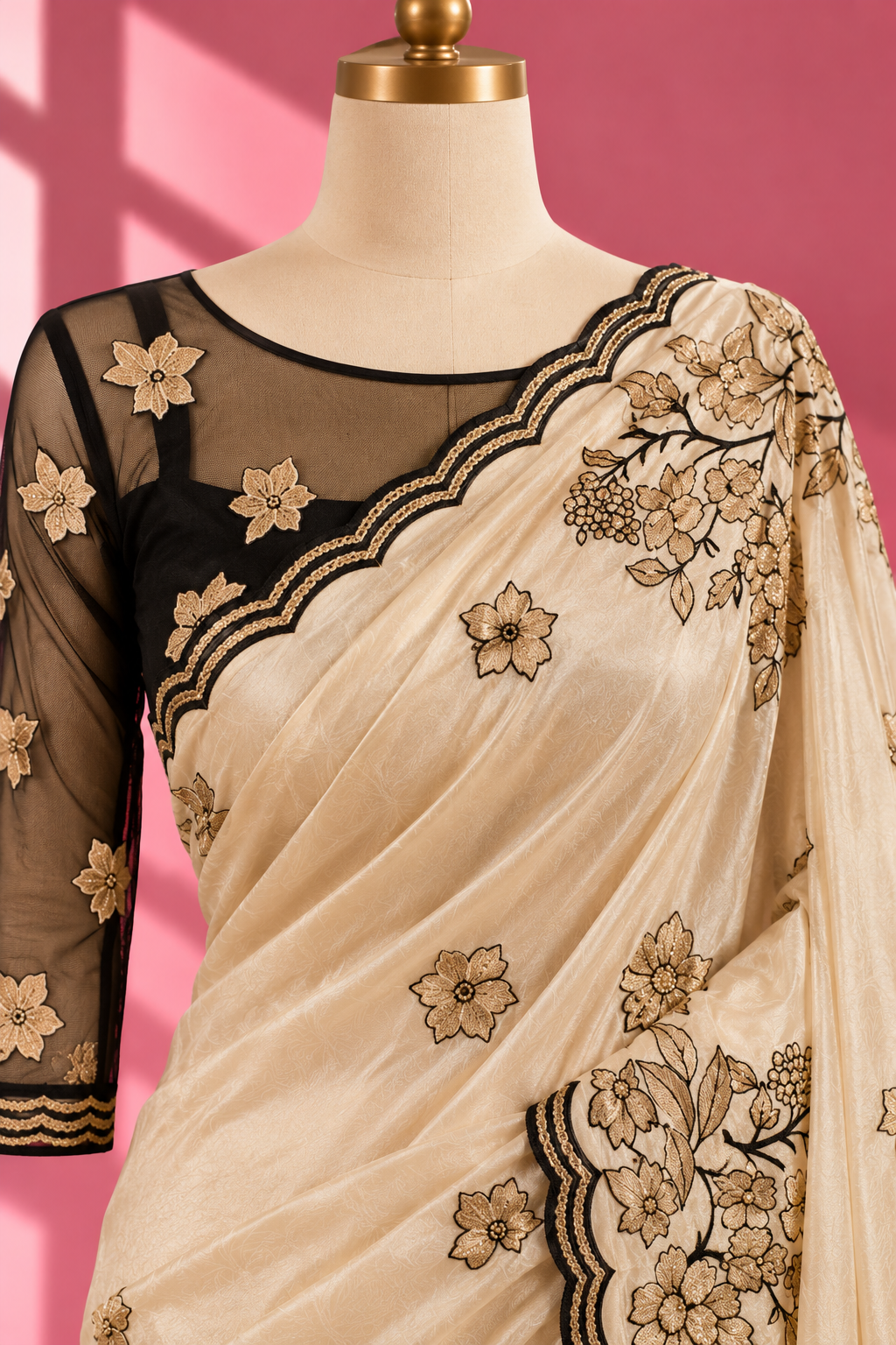 Safed Noor Heirloom Saree