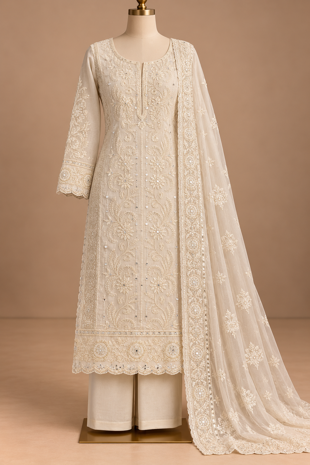 Ivory Jaal — Unstitched Suit
