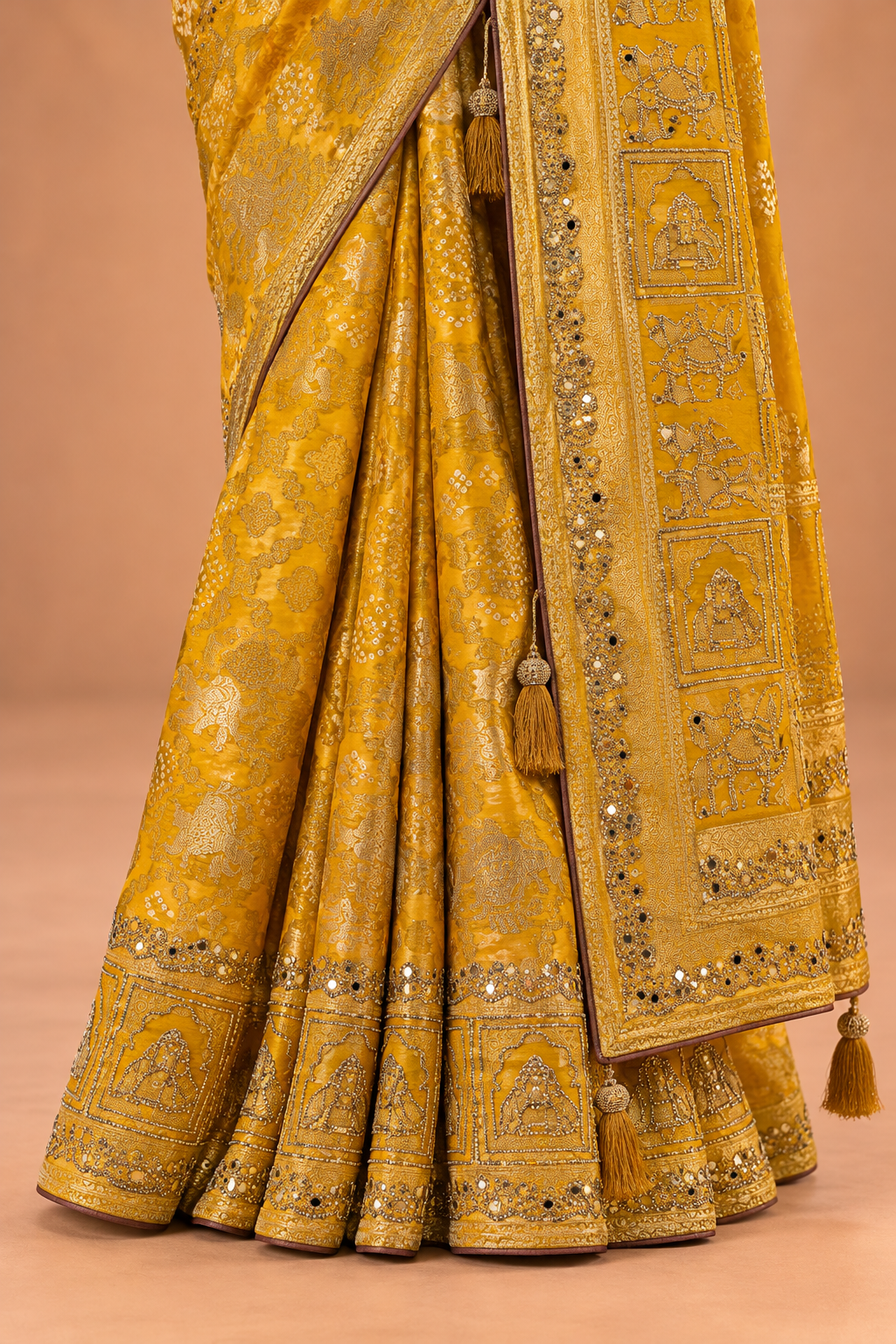 Marigold Heritage Saree