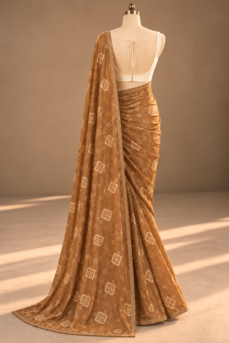 SONARA — Antique Bronze Saree