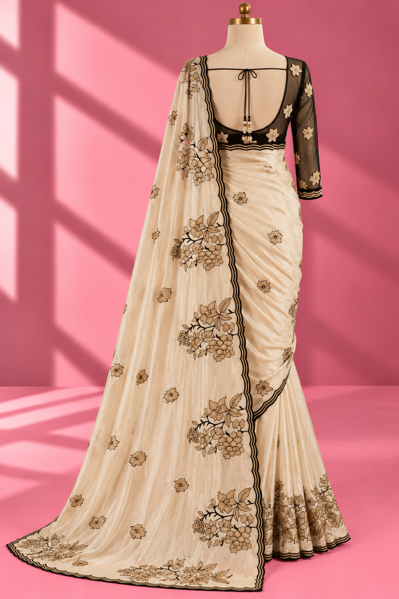 Safed Noor Heirloom Saree