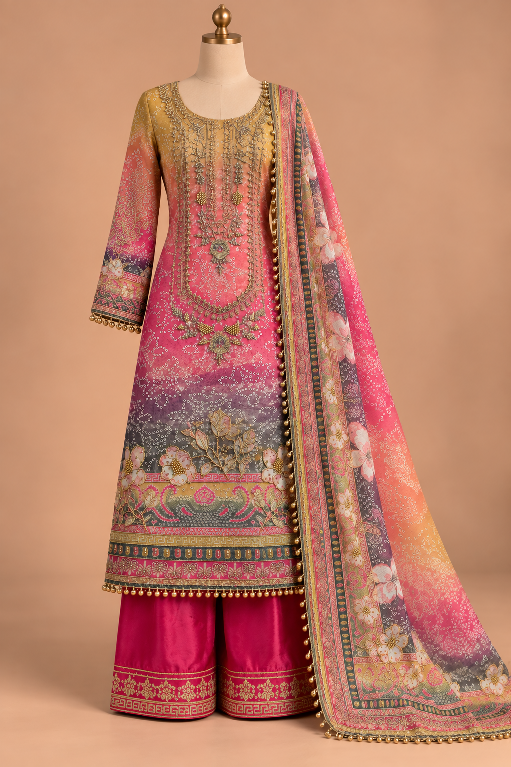 Gulnaar Rang — Unstitched Suit
