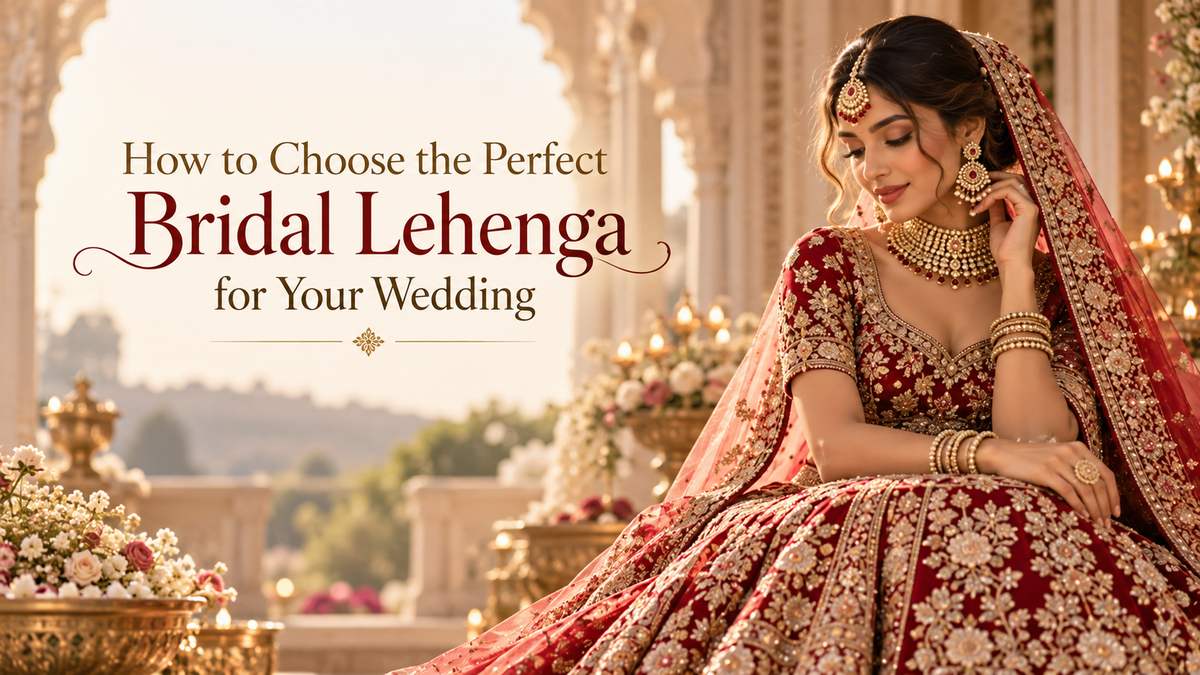 How to Choose the Perfect Bridal Lehenga for Your Wedding