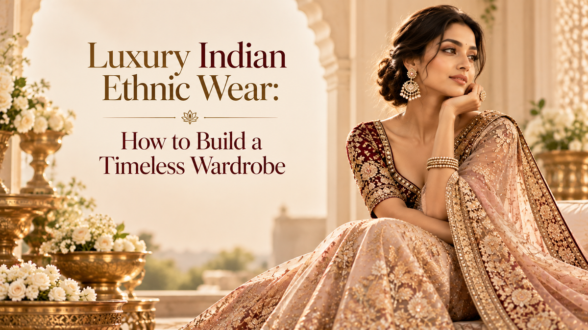 Luxury Indian Ethnic Wear: How to Build a Timeless Wardrobe