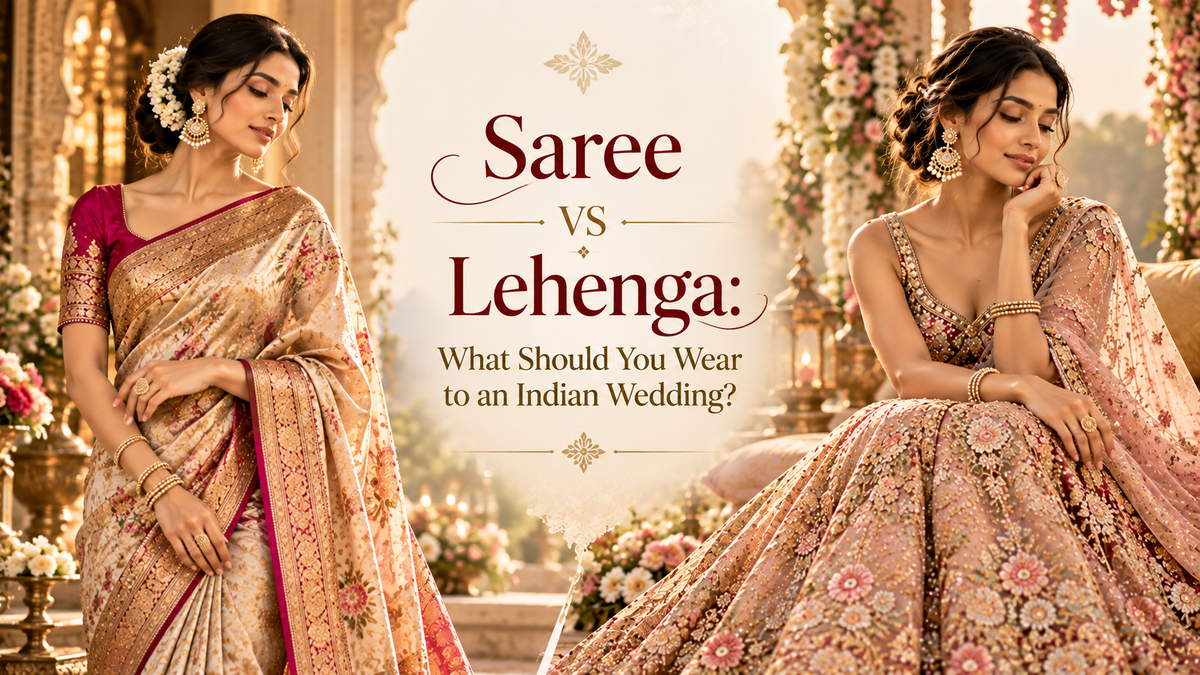 Saree vs Lehenga: What Should You Wear to an Indian Wedding?