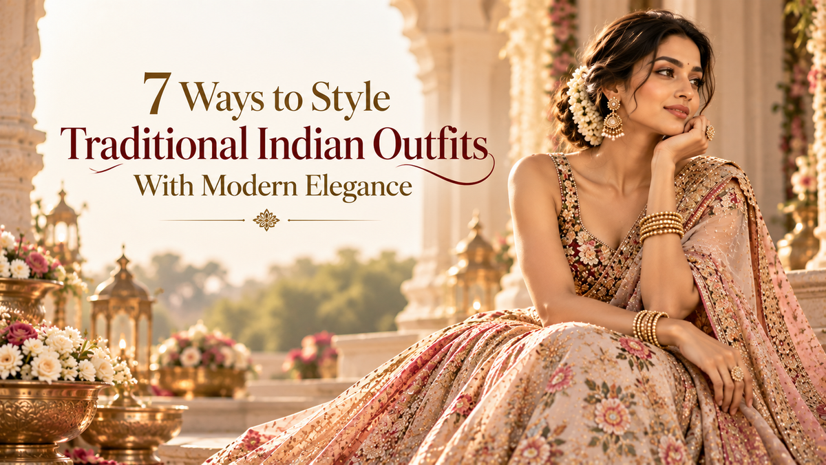 7 Ways to Style Traditional Indian Outfits With Modern Eleganc