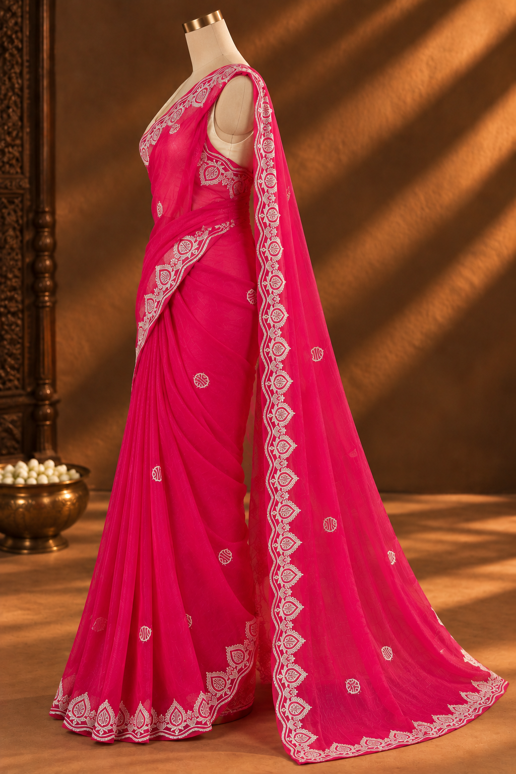Gulnaar Rani Embroidered Saree
