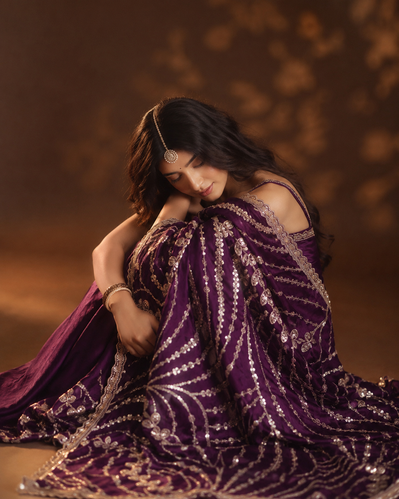 Nocturne Royale Saree