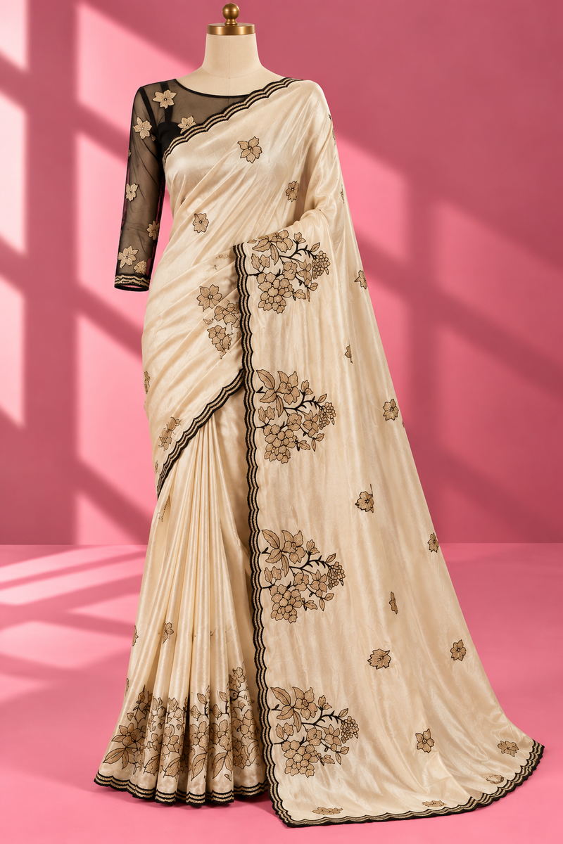 Safed Noor Heirloom Saree