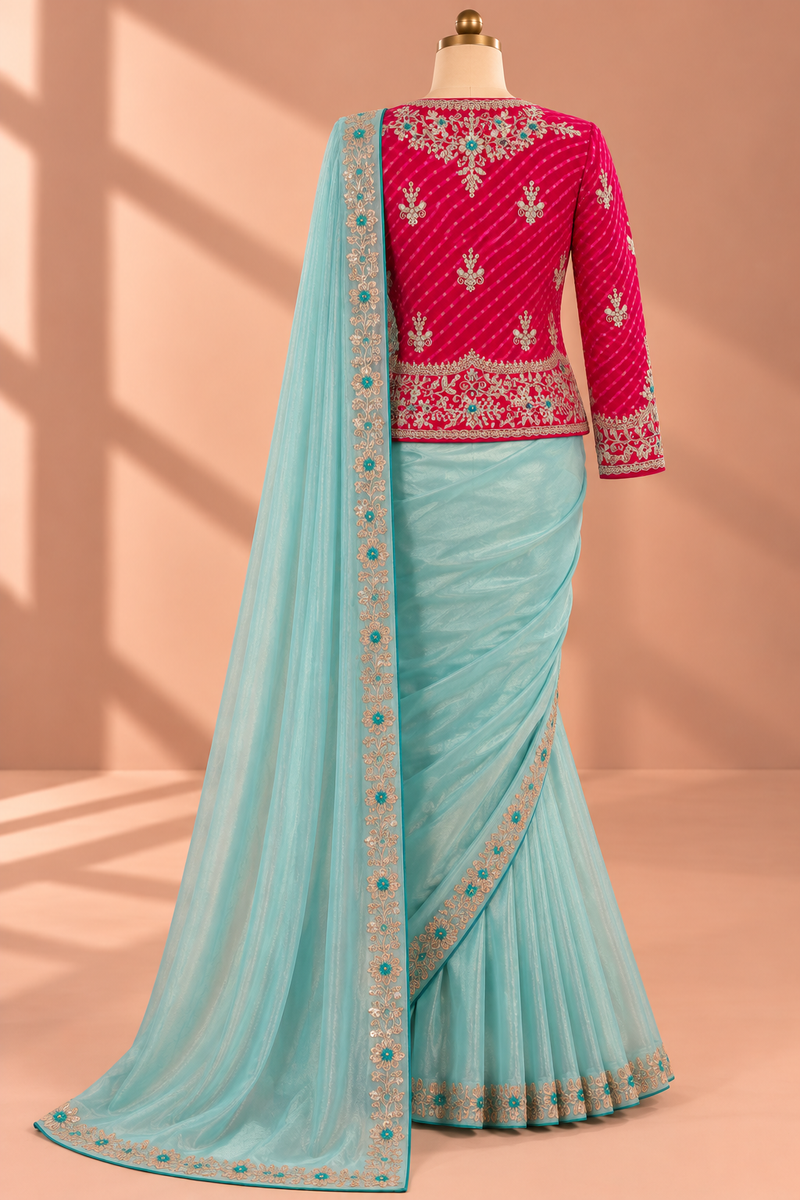 Zareen Darbar Jacket Saree