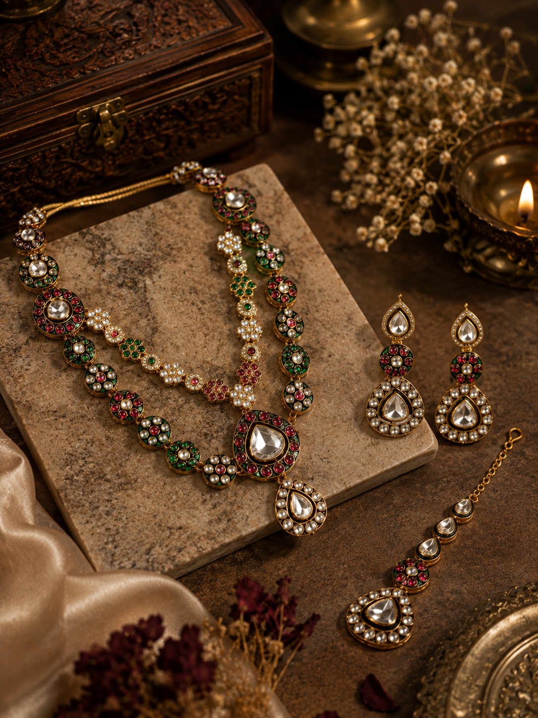 Maharani Kundan Bridal Set