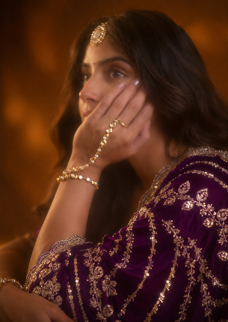 Nocturne Royale Saree