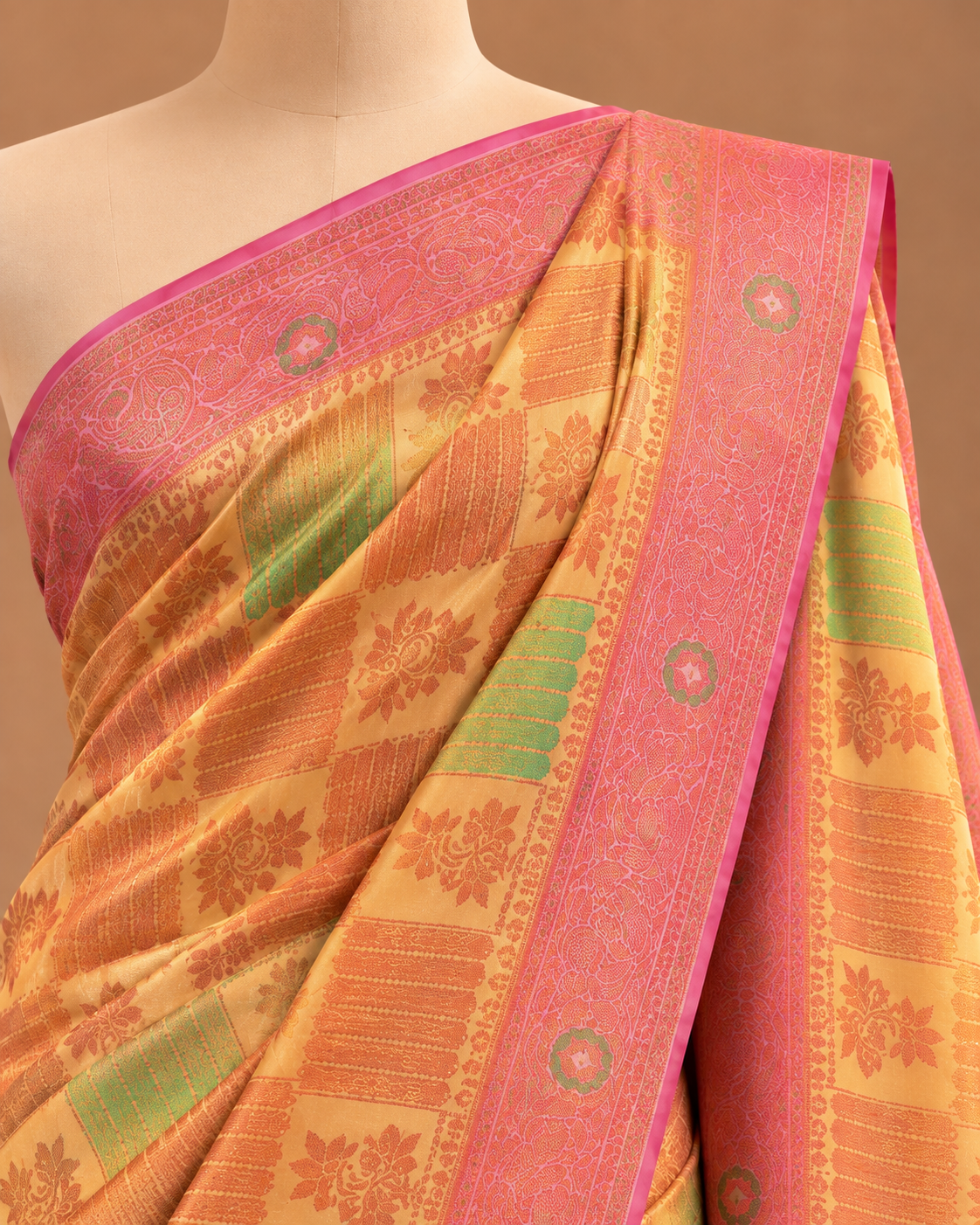Gulbadan Rosé Royale Saree