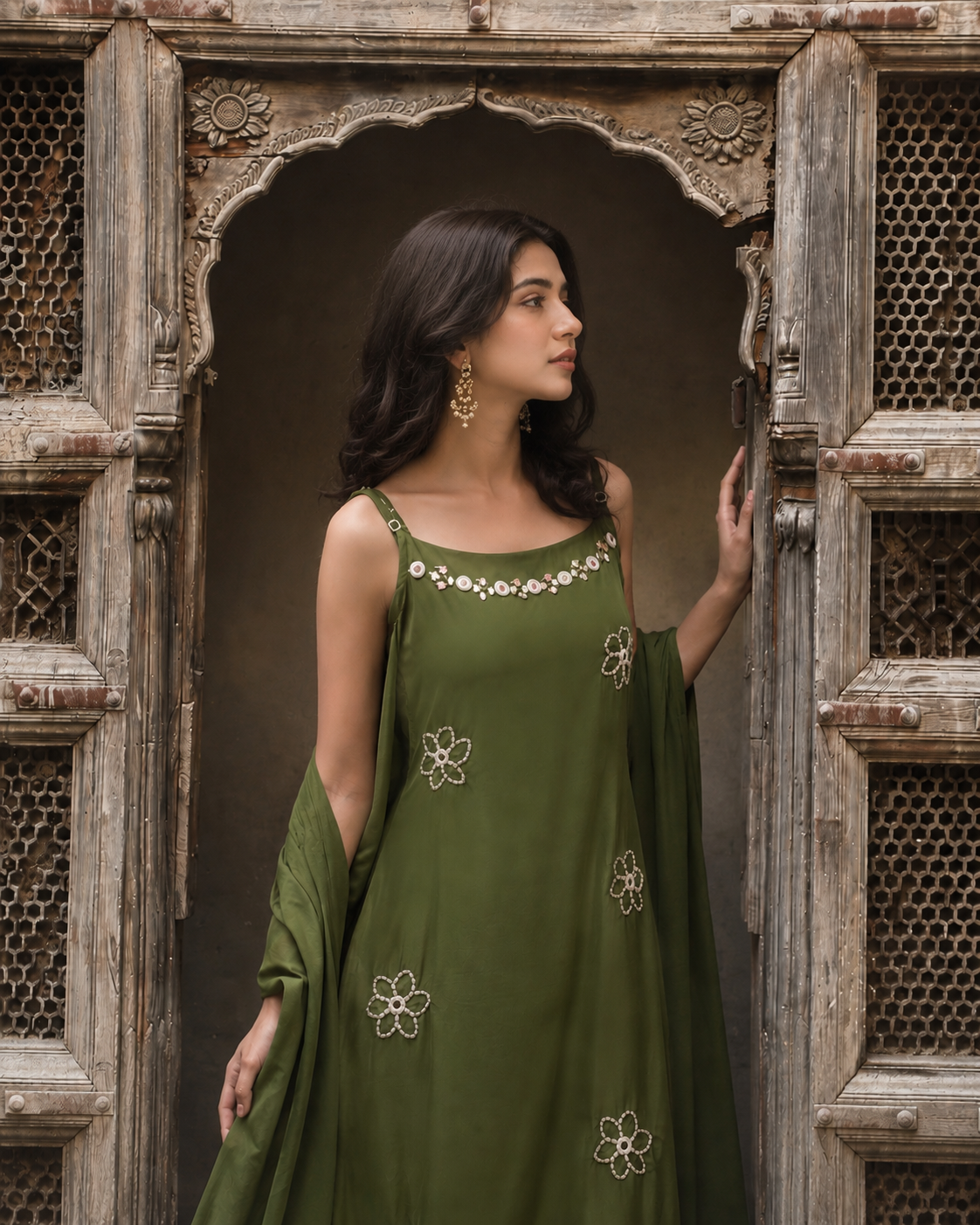 OLIVÉA — Heritage Olive Co-ord Set