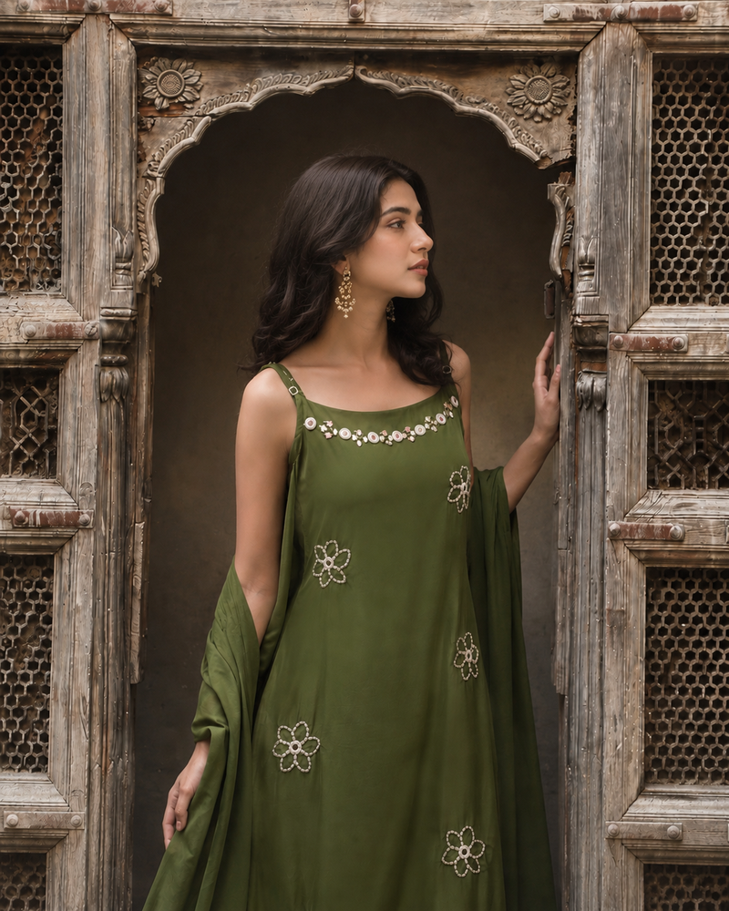 OLIVÉA — Heritage Olive Co-ord Set