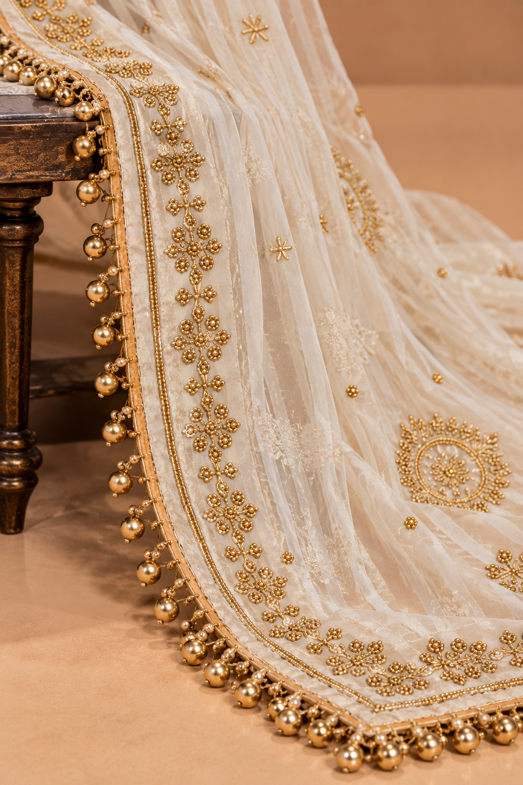 Safed Sunehri — Unstitched Suit