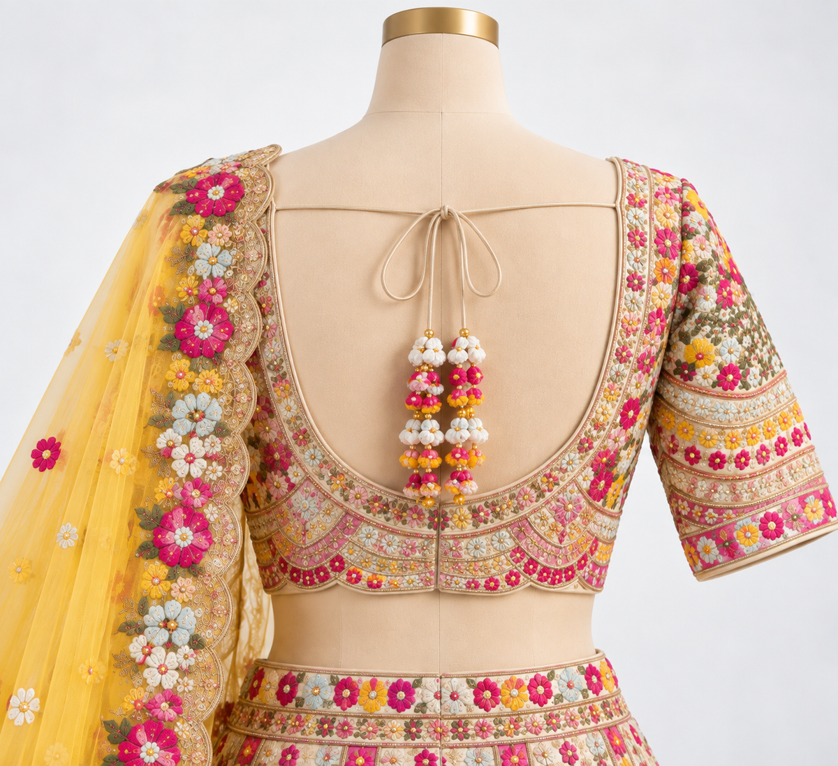 Gul-e-Zard — Stitched Lehenga Set