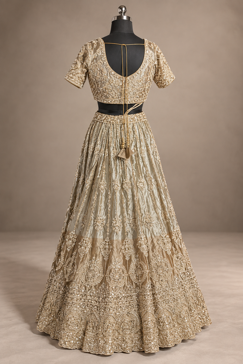 Champagne Étoile Bridal Lehenga