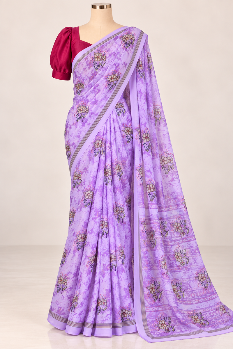 Ruh-e-Banafsha Imperial Saree