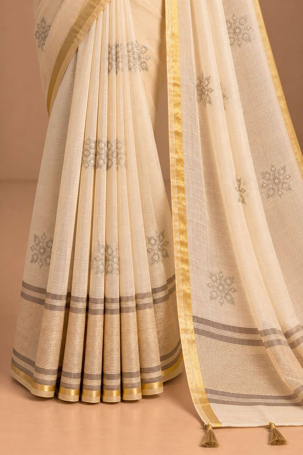 Swarnrekha Ivory Saree