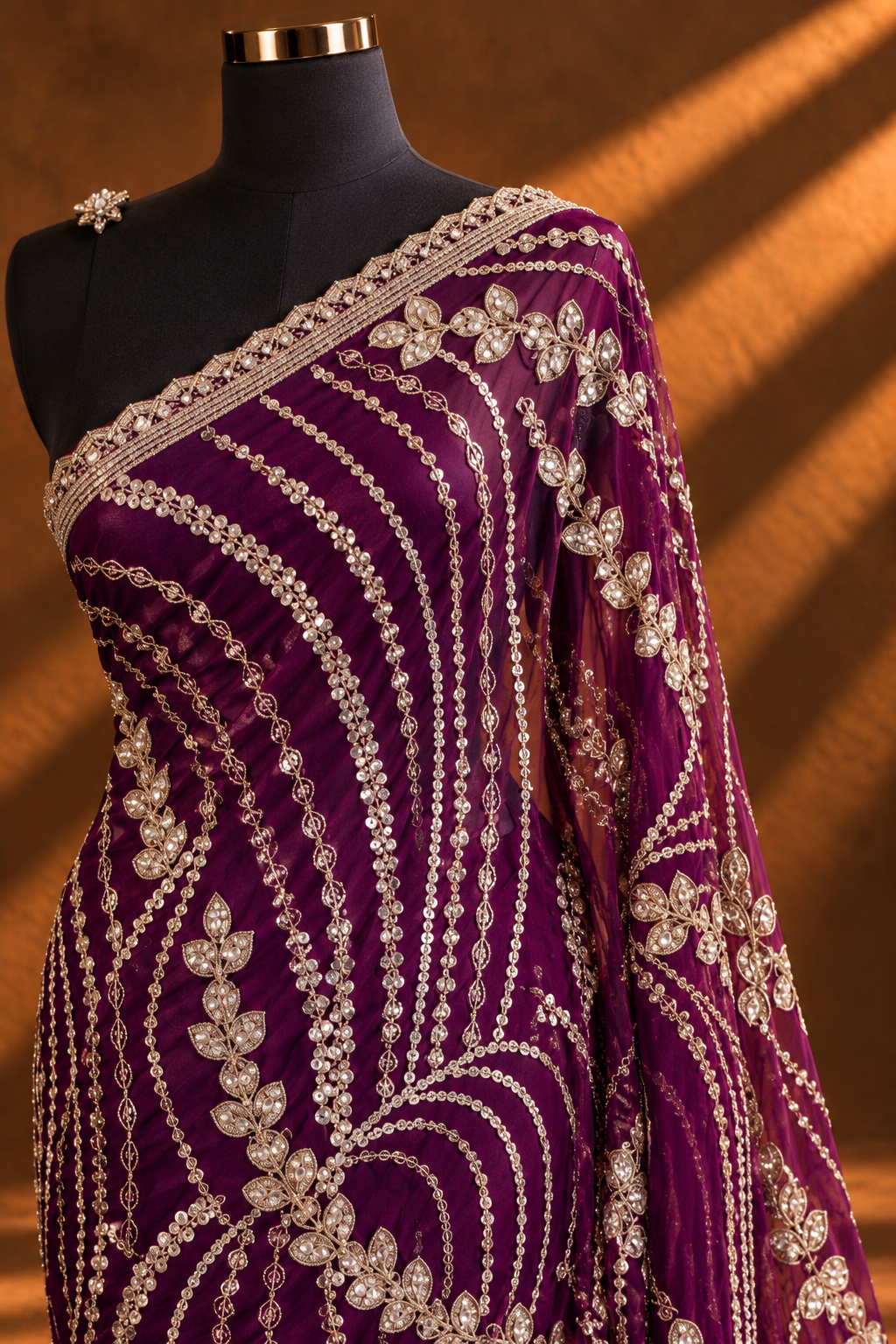 Nocturne Royale Saree
